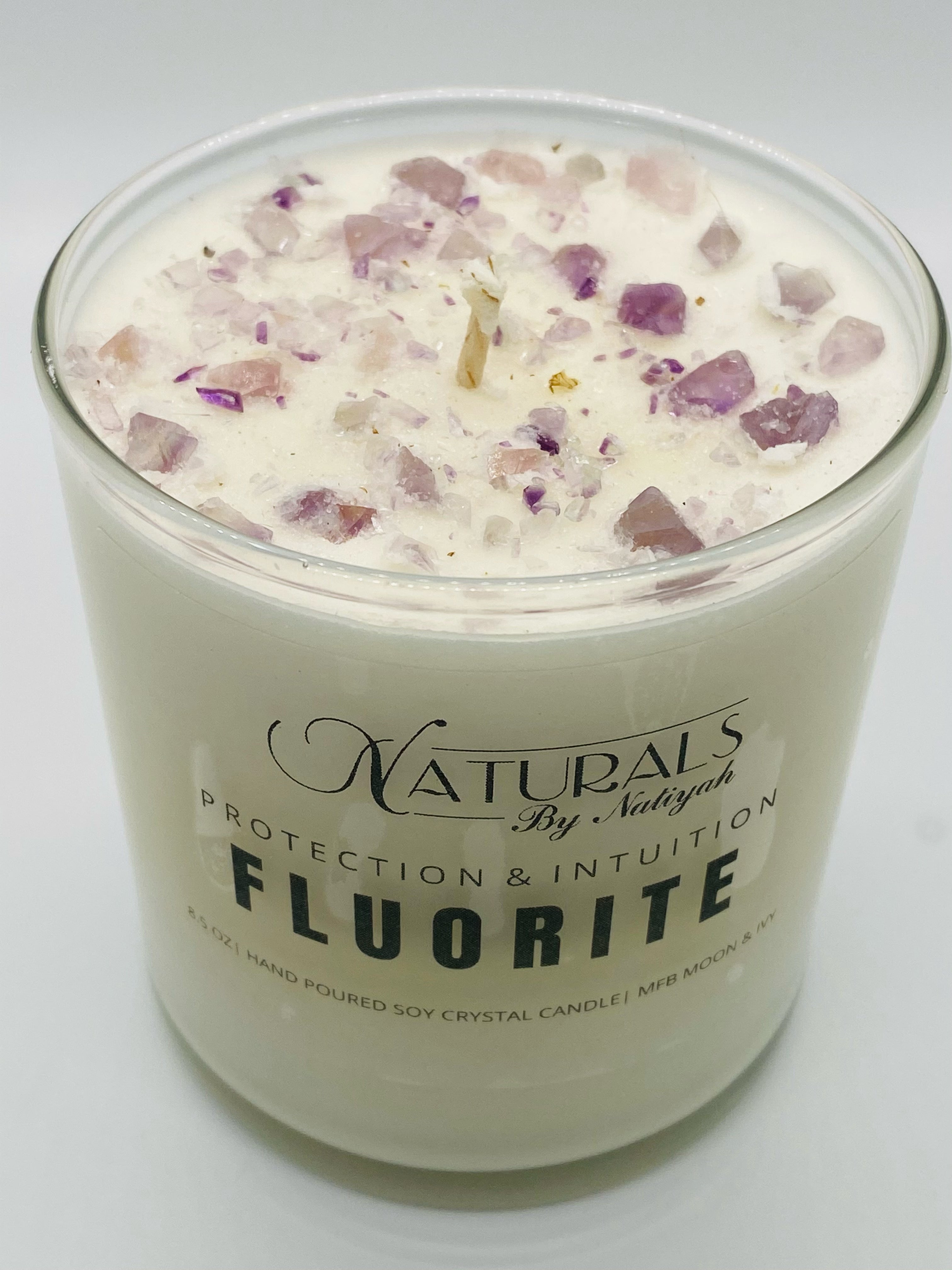 Candles Infused with Essential oils and crystals